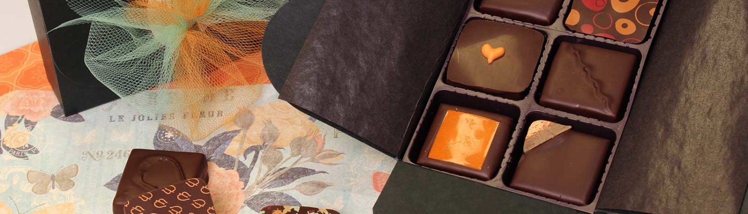 Ganache and Caramel Palet ganache and caramel chocolate collection
